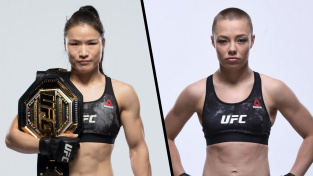 První čínskou šampionku v UFC Zhang Weili čeká o víkendu obhajoba proti nahecované Rose Namajunas