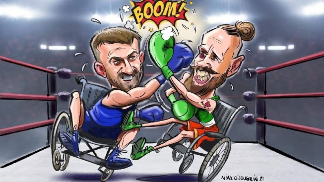 Wheelchair boxing