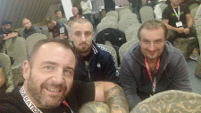 Thaiboxer Štěpán Guba a jeho trenérský tým - Tomáš Musil a Michal Guba
