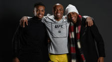 Anderson Silva a synové Kalyl a Gabriel