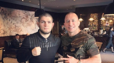 Khabib Nurmagomedov a GSP Georges St. Pierre