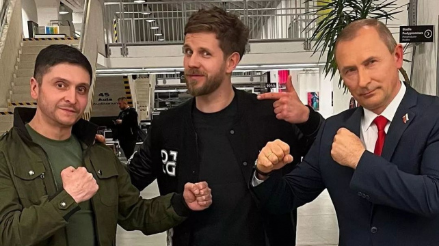 V Polsku chtěli uspořádat zápas dvojníků Zelenského a Putina, promotér dostal za šílený nápad výpověď