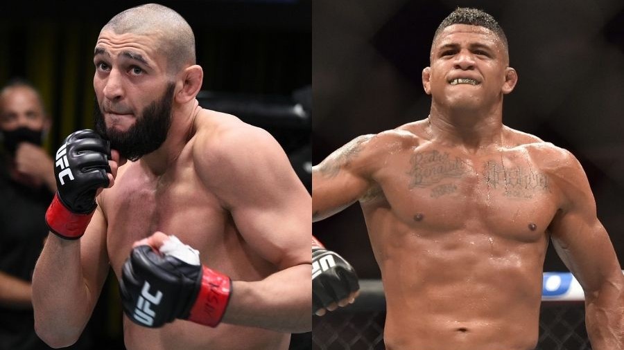 Chimaev a Burns se náhodou potkali na hotelu, Vlk dal Brazilcovi před zápasem přátelskou radu