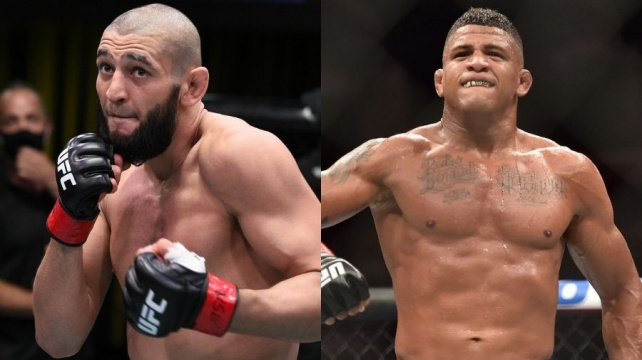 Chimaev a Burns se náhodou potkali na hotelu, Vlk dal Brazilcovi před zápasem přátelskou radu