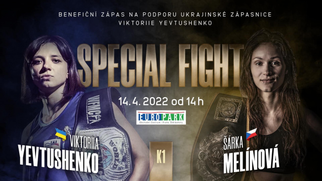 Bojové sporty pomáhají. Dnes proběhne benefiční K1 zápas na podporu ukrajinské bojovnice Viktoriie Yevtushenko