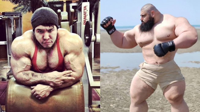 Íránský Hulk je zpátky, domluvil si boxerský zápas s kazašským Titánem
