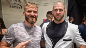 Jan Blachowicz a Jiří Procházka v zákulisí UFC