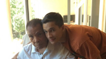 Biaggio Ali Walsh se svým dědou Muhammadem Ali. Tehdy ještě netušil, že jednou půjde v jeho stopách