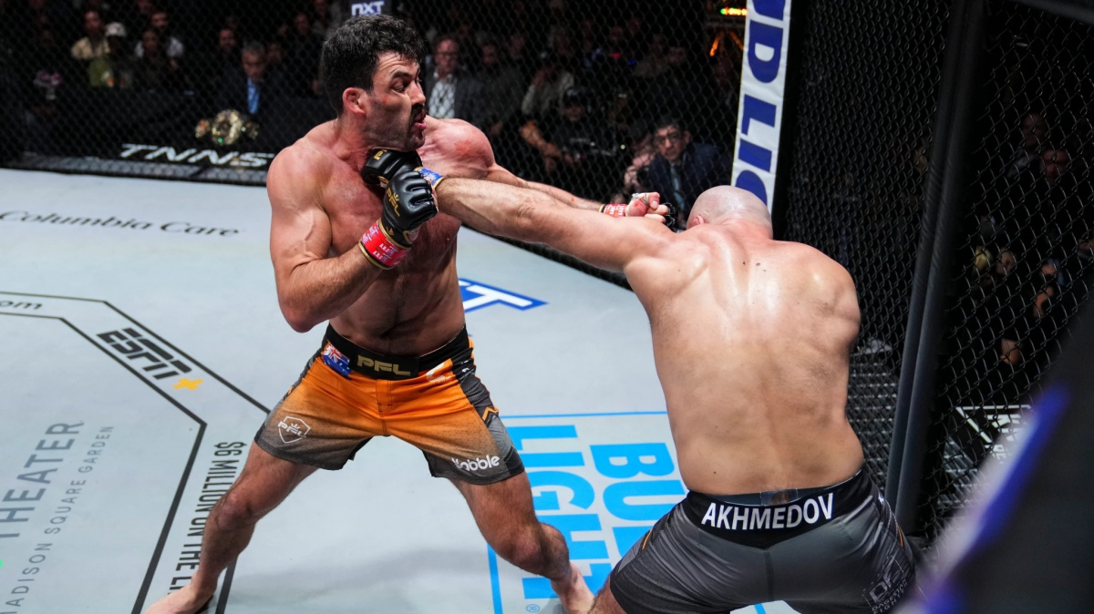 Kati Viktora Pešty si to rozdali o titul PFL a milionovou odměnu. Tu si po krvavé válce odnesl Wilkinson