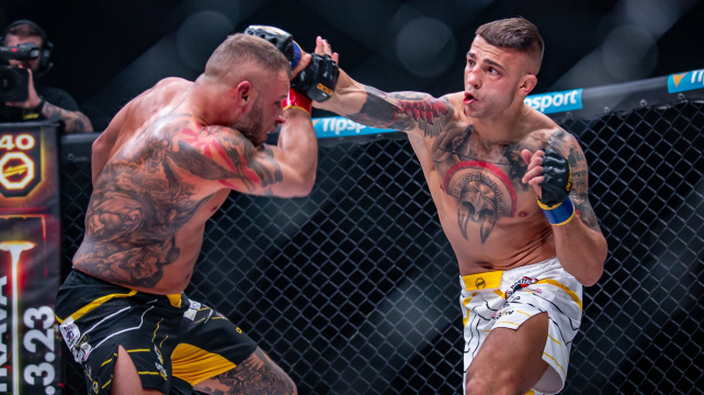 Jsem rád, že mohu být součástí historie německého MMA, říká před další bitvou v Oktagonu Konrad Dyrschka