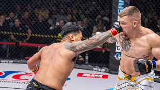 Schválně se nechal praštit? Promotér se vysmál slovenské mlátičce z Oktagonu za prohraný zápas