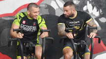 Makhmud Muradov a Karlos Vémola na tréninku v Monster gymu