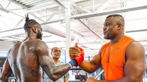 Deontay Wilder a Francis Ngannou