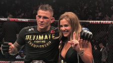 Dustin Poirier s manželkou Jolie