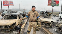 Yaroslav Amosov neváhal a Ukrajinu bránil se zbraní v ruce