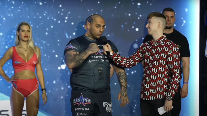 Jaroslav "Security" Kotlár na vážení Clash of the Stars