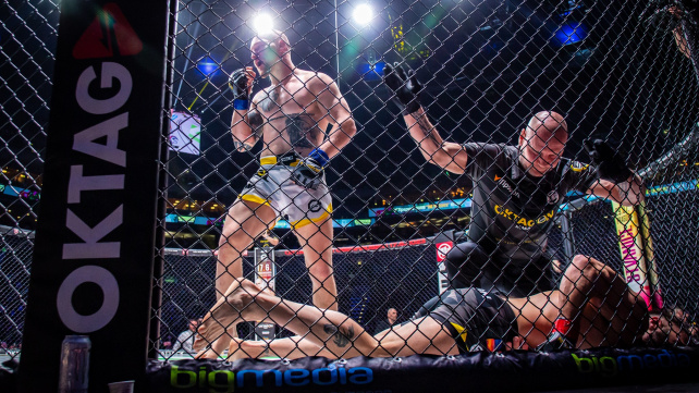 Nejtvrdší KO na Oktagonu 43, Mazúch našel Italovu bradu, pak byl nucen oslavit vítězství