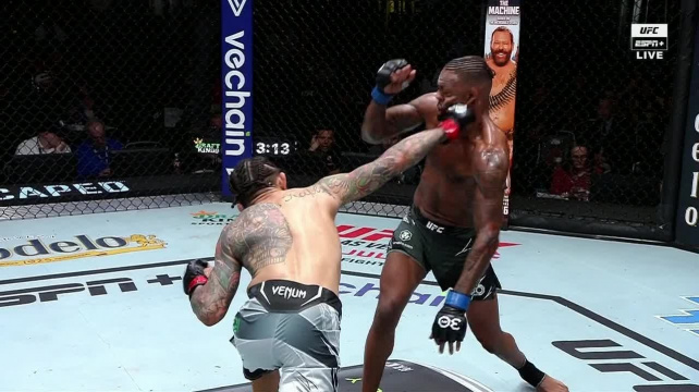 Video: Brutální KO v UFC! Tvrdý hák na bradu a Johnson padl tuhý jako prkno