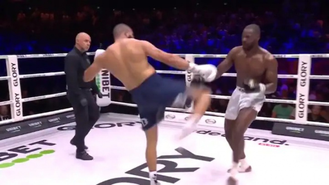 Video: Francouzský kickboxer porušil základní poučku a schytal totální KO