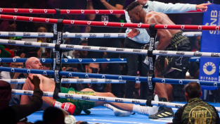 Mimo box proti mně nemáš šanci! Fury a Ngannou se do sebe pustili na tiskovce