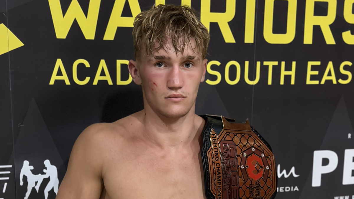 Chci titul v UFC, hlásí talentovaný Tobiáš Barták po zisku pásu v Cage Warriors