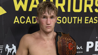 Chci titul v UFC, hlásí talentovaný Tobiáš Barták po zisku pásu v Cage Warriors